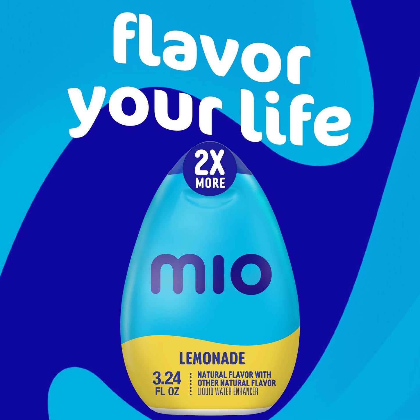 Mio Sugar-Free Lemonade Naturally Flavored Liquid Water Enhancer 1 Count 3.24 Fl Oz