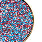 NIPEOR Nonpareils Sprinkles, 2mm Edible Pearl Sprinkles for Baking, 130g, Red Blue