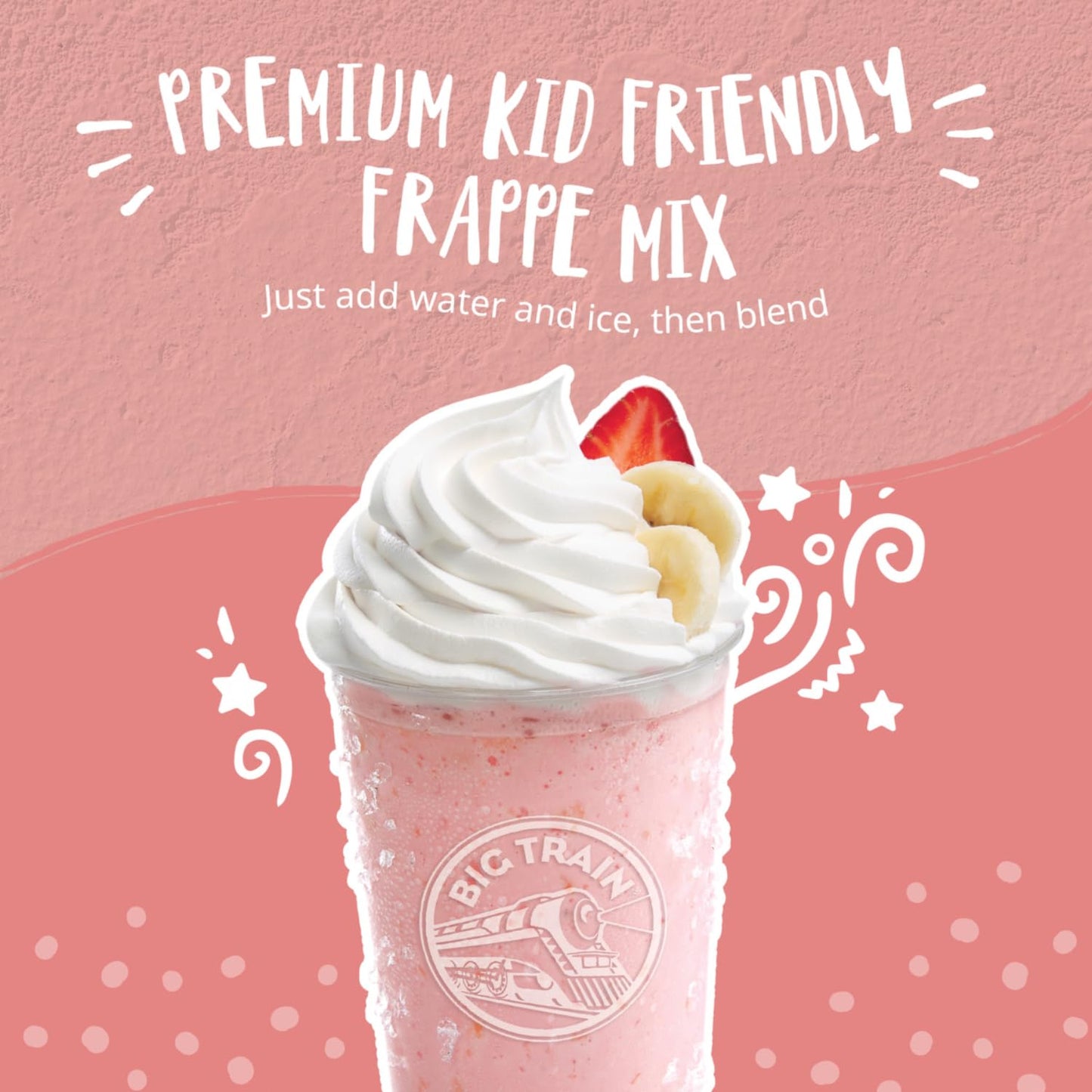 Big Train Kidz Kreamz Bubble Gum Blended Beverage Mix, 3.5 Pound (Pack Of 1)
