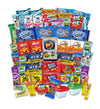 Snack Box College Care Package - 60 Count - Snack Packs For Boys Girls Men Women Students Soldiers - Back To School Care Package