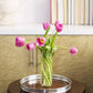 Kabloom Flowers - Valentine Collection - Bouquet Of Fresh Pink Tulips With Vase (Farm-Fresh, Cut-To-Order And Homegrown In The Usa). Gift For Birthday,Valentine, Mother’S Day Fresh Flowers
