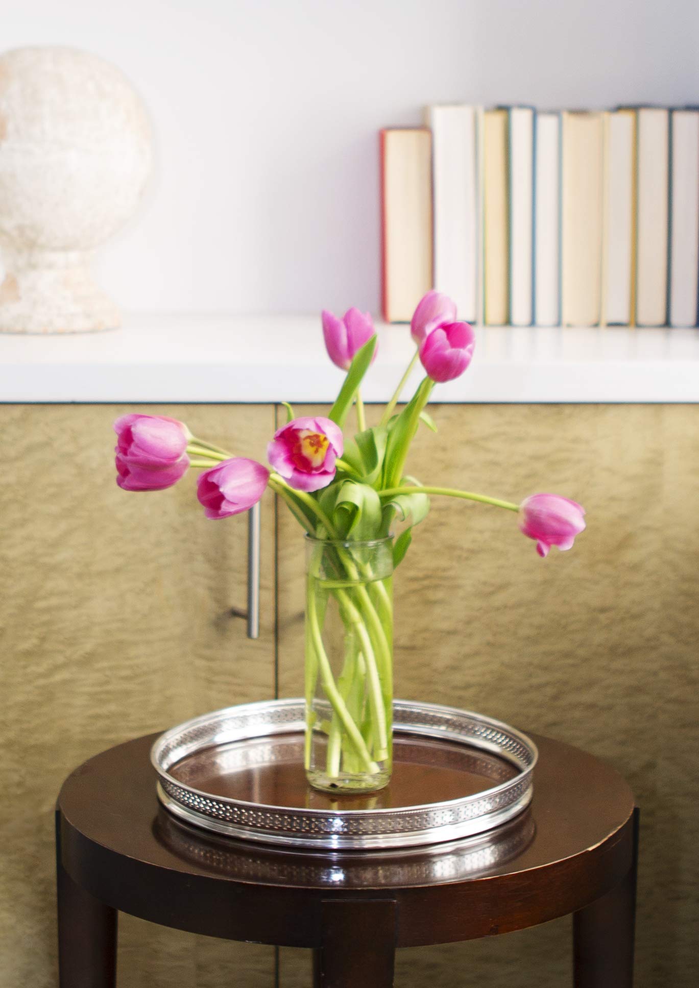 Kabloom Flowers - Valentine Collection - Bouquet Of Fresh Pink Tulips With Vase (Farm-Fresh, Cut-To-Order And Homegrown In The Usa). Gift For Birthday,Valentine, Mother’S Day Fresh Flowers