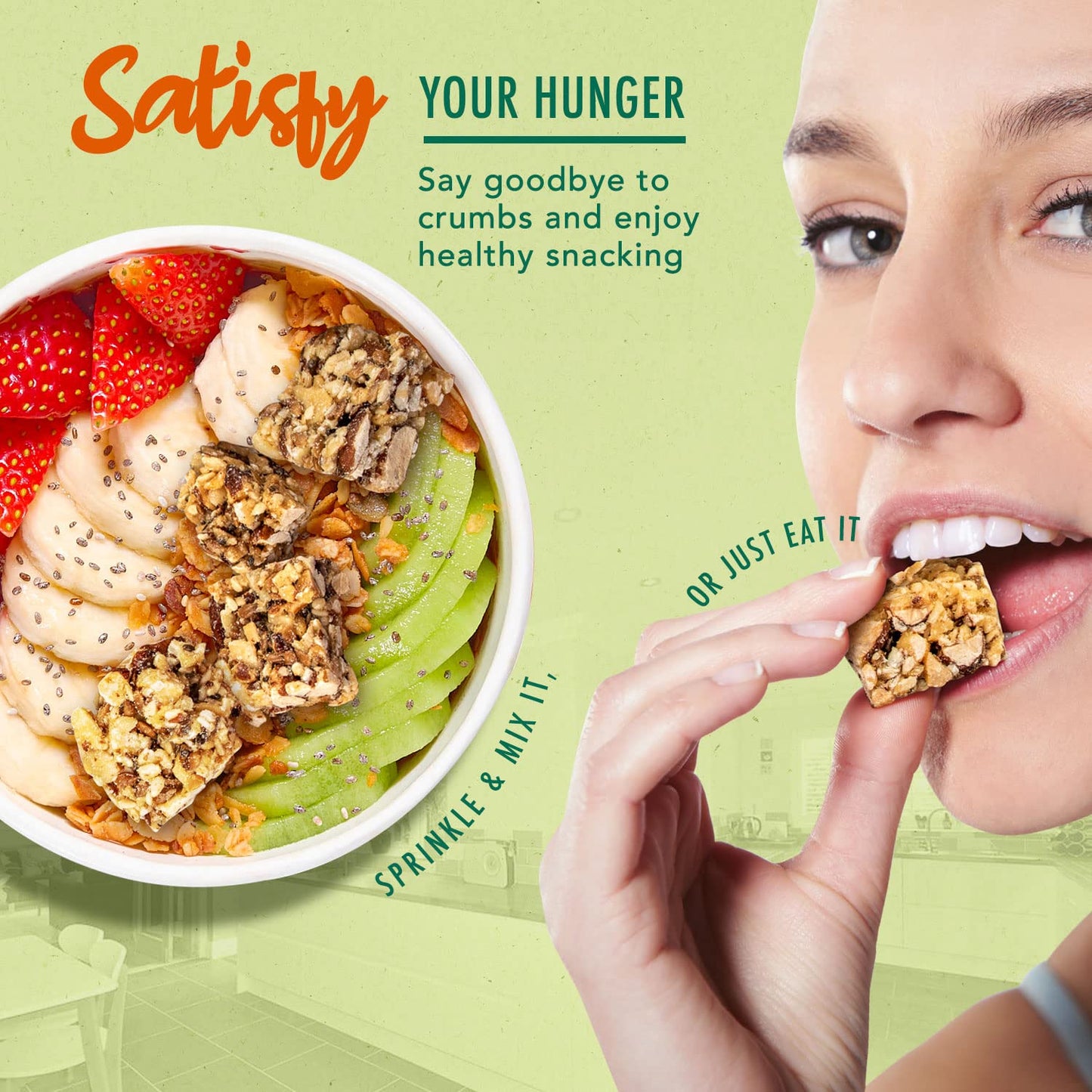 Melissa s Clean Snax With Chia and Flaxseed, Gluten-free Packaged Snacks, All Natural, Not Artificial Flavors Added, Low Sodium