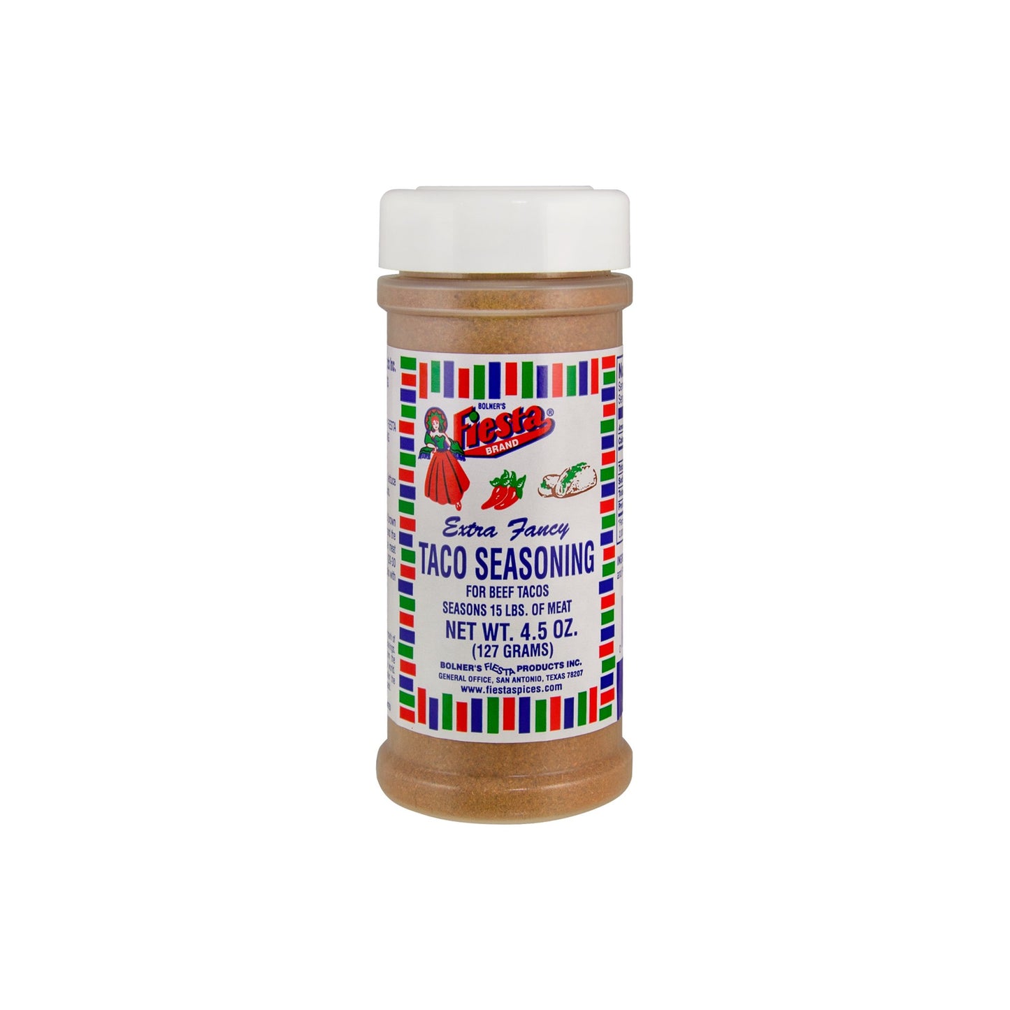 Bolners Fiesta Extra Fancy Taco Seasoning, 4.5 Ounces (Pack of 1)