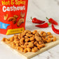 Platinum Hot & Spicy Cashews - Plant Based Snack - 11 oz Resealable Pouch