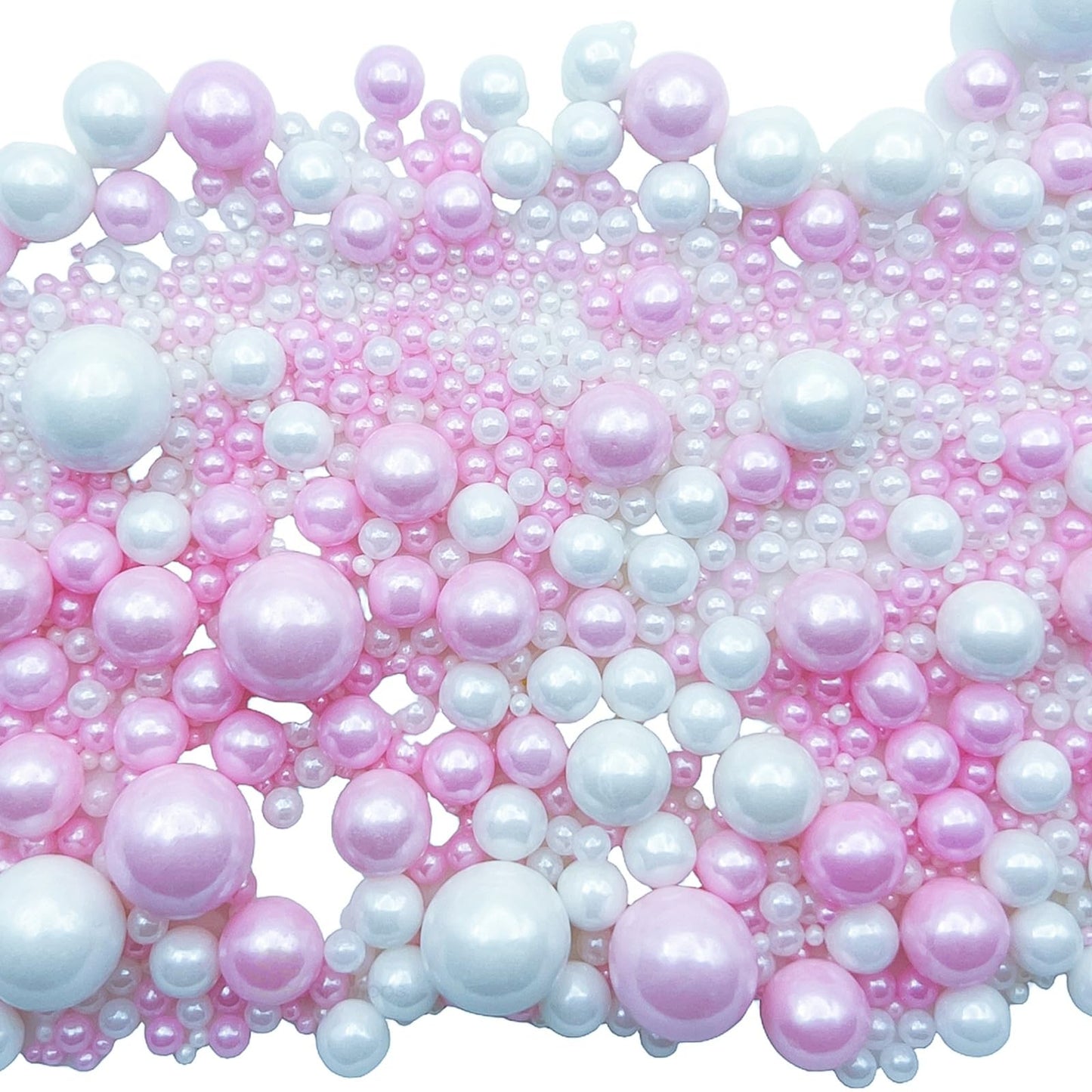 Se Si&Moos White And Pink Pearl Sprinkles For Decorating Edible Cake Cookie Pearls Cupcake Decorations Pink And White Sprinkles