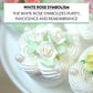 Global Sugar Art Edible Rose Sugar Cake Flowers, White Unwired, Very Small, 18 Count By Chef Alan Tetreault