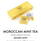 TWG Tea Moroccan Mint Green Tea Gift Set - 15 Hand Sewn Cotton Tea Bags - Model PACKTB4006