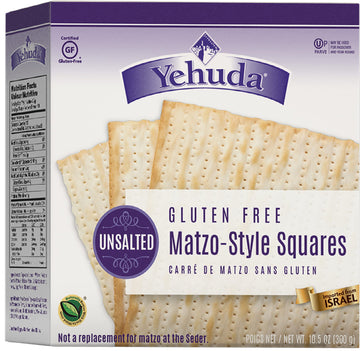 Yehuda Matzo Style Squares Unsalted 10.5 Ounce