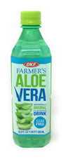 OKF Aloe Vera Drink, Sugar Free, 16.9 Fl Oz, 12 Pack