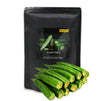 Xiaocun Diary, Okra Crisp, 156G (5.5 Oz) Healthy Food, Sea Salt Flavor, Bulk Potato Chips,Resealable Bag