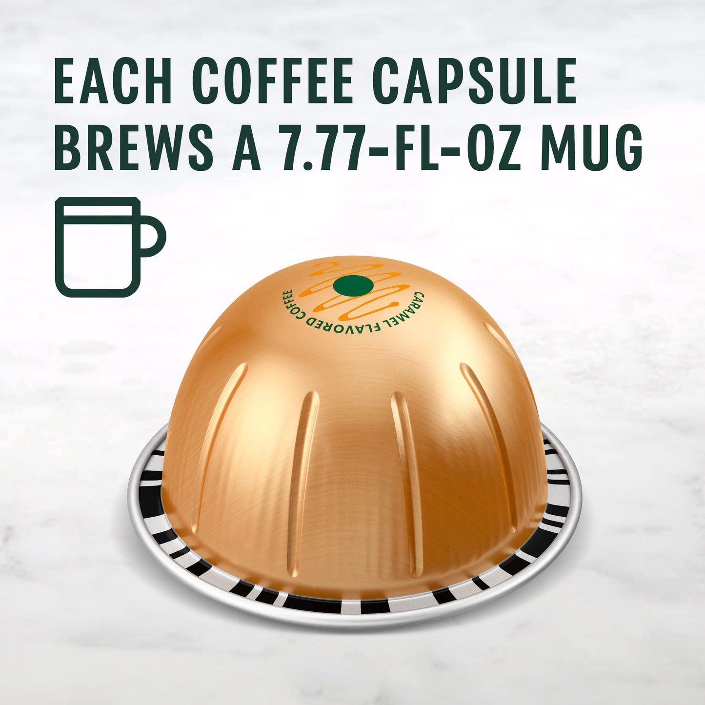Starbucks Caramel Flavored Coffee Pods, 32-count, 8 oz (Pack of 4)