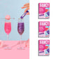 Fancy Sprinkles Edible Glitter Pack - 3 Pack, Tourmaline Pink & Amethyst Purple, Portable for Drinks & Cocktails