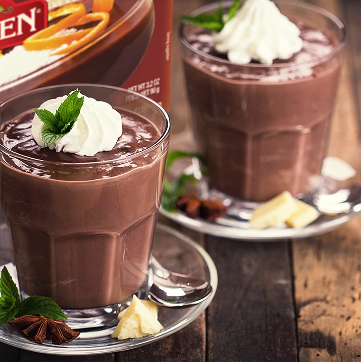Gefen Creamy Chocolate Pudding and Pie Filling Mix, 3.75oz (3Pack) | Kosher for Passover, Rich & Creamy, Easy to Prepare