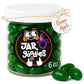 Jar O Goodies - Holiday  , Christmas Stocking Stuffers, Green Apple Jelly Beans Gift Set, Original Chewy Candies (6 Ounce, 1 Pack) Party Favor - Gluten & Nut Free, Kosher Parve