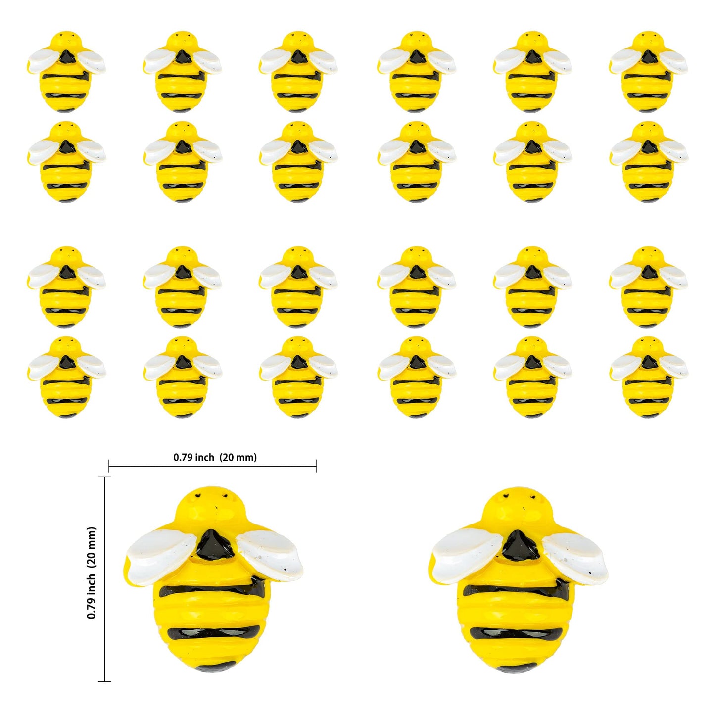 Gyufise 25Pcs Bumble Bee Cupcake Toppers Oh Babee Cupcake Picks Oh Baby Cake Decoration For Bee Theme Baby Shower Kids Birthday