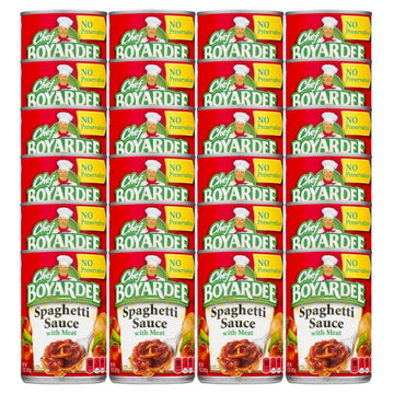Chef Boyardee Spaghetti Sauce With Meat, 15 Oz Cans (Pack of 24)