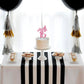 Rssta i Cake Topper Cheers to 15 Years - Deep Pink Cardstock Decoration for 15th Birthday and Anniversary Parties