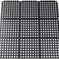 Rubber Floor Mats Anti Fatigue Kitchen Mats 9 Pack 11.8'' X 11.8'' Modular Interlocking Floor Tiles, Drain Pool Balcony Patio Ya