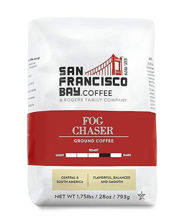 San Francisco Bay Ground Coffee - Fog Chaser (28Oz Bag), Medium Dark Roast