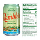 RAMBLER Variety Pack Sparkling Water, Texas Limestone Filtered, 12-Ounce Cans, 24 Total (8-Pack Each x 3 Flavors)
