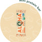 ALOHA Organic Plant Based Protein Bar MINIS |Peanut Butter Cup | 20 Count, 24g Bars | Vegan, Low Sugar, Gluten Free, Low Carb, N