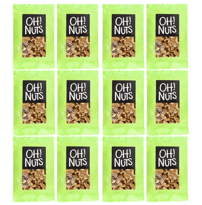 Oh! Nuts Walnuts Raw Individual Nut Snacks for On-the-Go - 12 Convenient Nut Snacks for School - Bulk Nuts Variety - Individual 