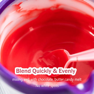 Red Oil Based Food Coloring For Chocolates Melts - 30Ml Tasteless Liquid Edible Oils Food Dye Candy Cookies Decorating, Vivid Oi