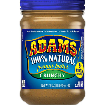 Adams Crnchy Nat Pb ( 12 X 16 Oz   )
