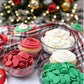 Christmas Candy Melts 3 LB Pack - Red  Green & White Confectionery Coating Wafers for Baking  Dipping & Decorating 3 Bags (1 LB Each) Easy Melt for Holiday   Cake Pops & Desserts