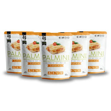 Palmini Lasagna Sheets - Low-Carb, Gluten-Free, Vegan, Non-GMO, 12 Ounce (Pack of 6)