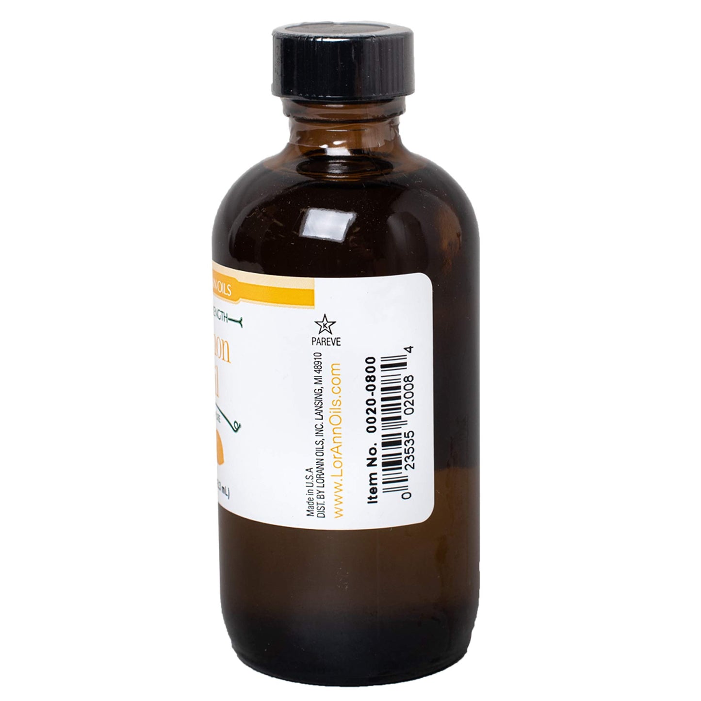 LorAnn Lemon Oil SS, Natural Flavor, 4 ounce bottle