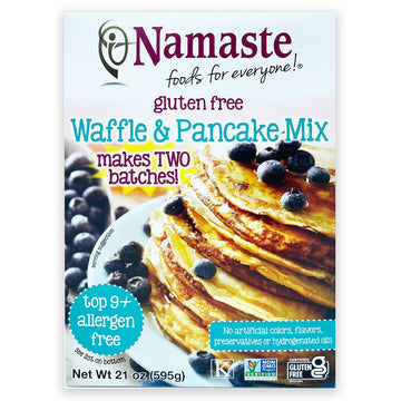 Namaste Foods WafflePancake Mix, 21 Ounce