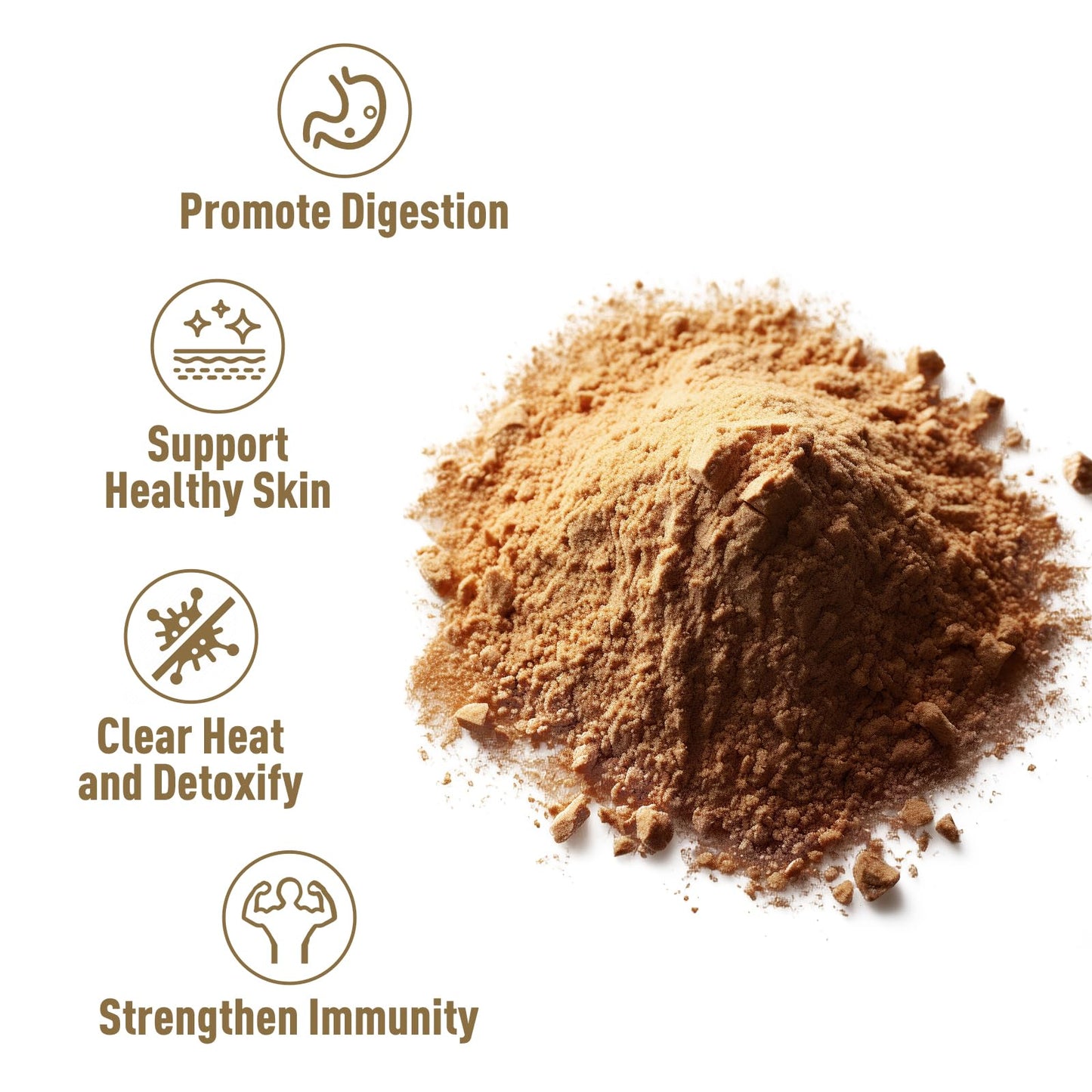 Organic Dandelion Root Powder 1 Pound For Tea And Beverages, Vegan Friendly, Detoxify And Support Digestive Health