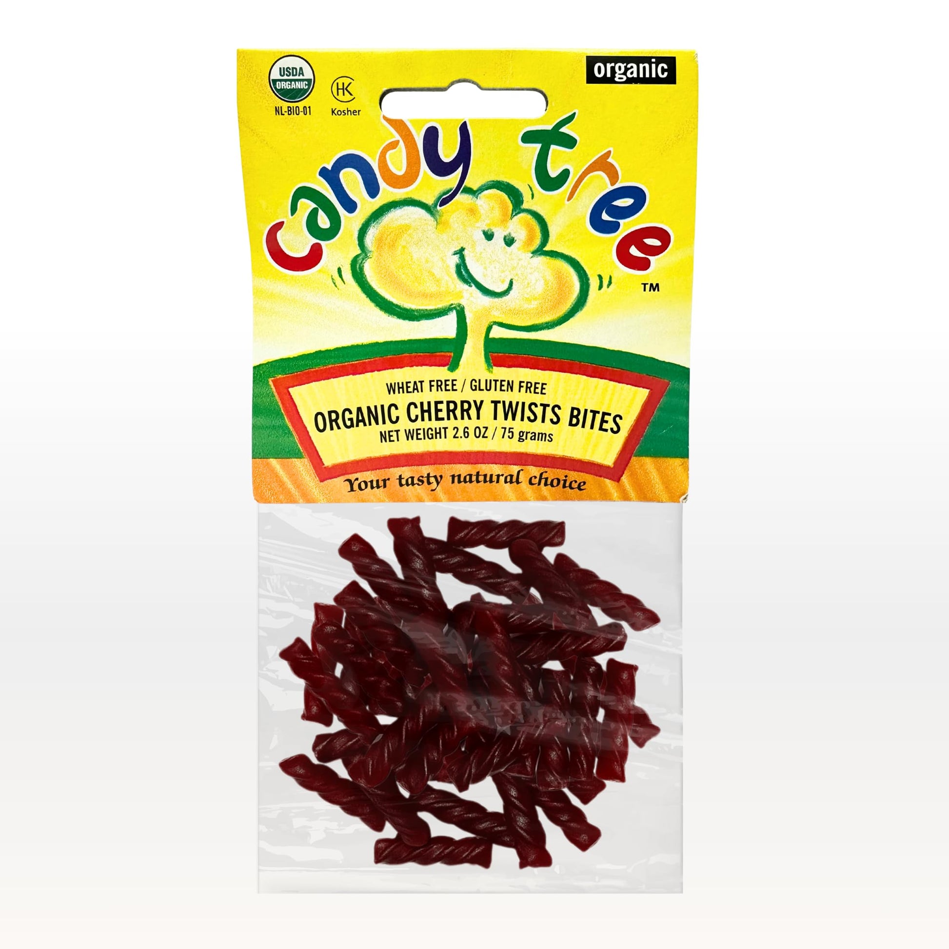 Candy Tree Organic Twist Bites | Gluten-Free Cherry Snacks | Family-Friendly | 22.1 cm x 5.5 cm x 33.2 cm