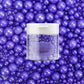 Dazzjoy Edible Pearl Purple Sugar Sprinkles, 130G/4.58Oz, Purple Ball Pearls Sprinkles For Cake Decorating, Cupcake Toppers, Edi