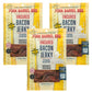 Pork Barrel BBQ Honey Pepper Bacon Jerky, Uncured, Gluten Free Protein Snack, 2 oz (Pack of 3)