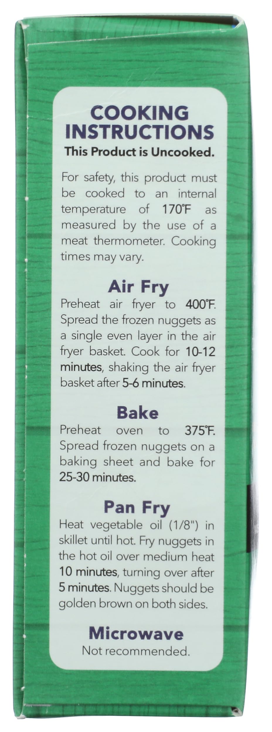 BELL & EVANS Organic Chicken Nugget, 12 OZ