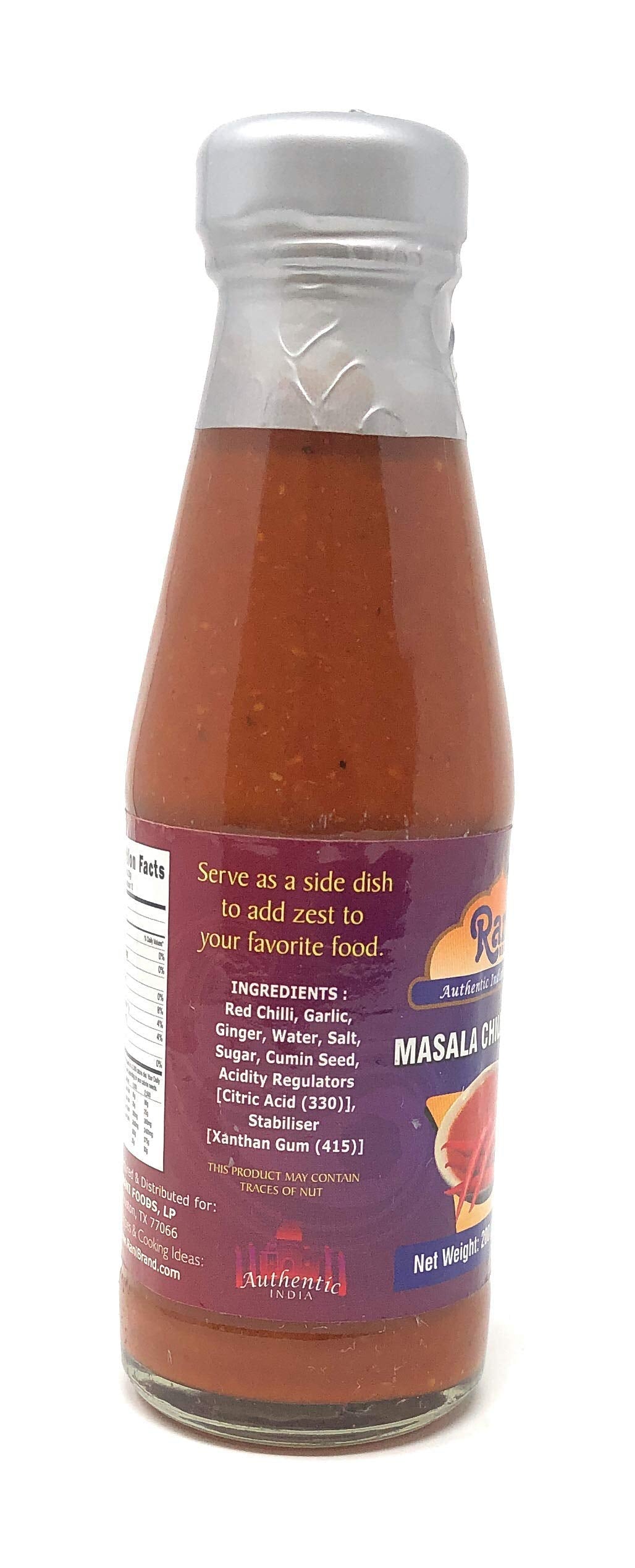 Rani Masala (Indian Spice) Chilli Sauce 7Oz (200G) Glass Jar, Vegan, Perfect For Dipping, Savory Dishes & French Fries! ~ Gluten