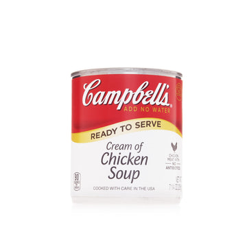 Campbell'S Classic Ready To Serve Cream Of Chicken Soup, 7.25 Oz, Pack Of 24