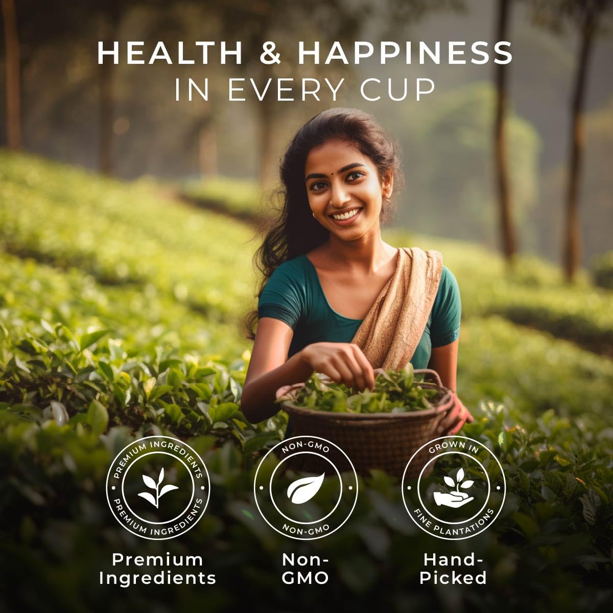 Gya Tea Co Morning Start Tea Gift Set (16 ct) - Assorted Tea Pod Variety Pack with English Breakfast, Assam, Original Chai & Ear