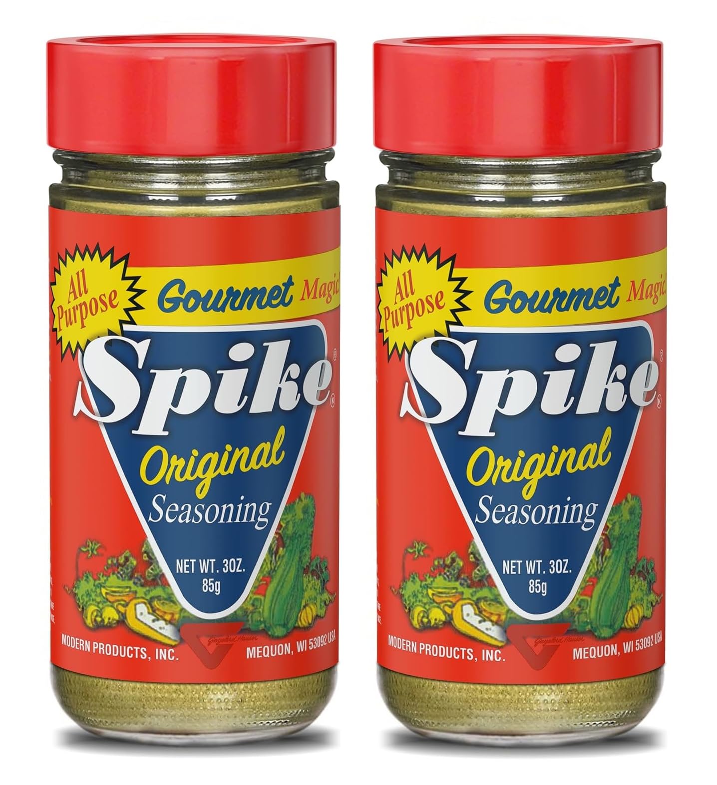Spike Original Gourmet Magic Seasoning Salt Blend, All-Purpose Seasoning, 6 Oz, Pack of 2