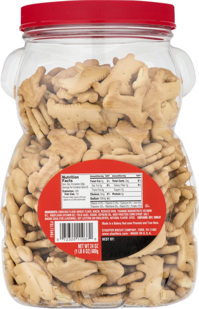 Stauffers Animal Crackers 24 Oz. Bear Jug (2 Containers) (Original Version) - Pack Of 2