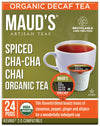 Maud'S Organic Decaf Chai Tea Pods, 24Ct. | Single Serve, Spiced Cha-Cha Chai Tea | 100% California Blended Organic Tea | Solar