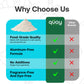 Quay Naturals Pure Baking Soda 1lb - Aluminum-Free, Food-Grade, Multi-Purpose - For Baking, Cleaning & Deodorizing - Vegan, Glut
