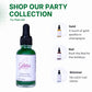Glitter Faced Green Edible Glitter For Galentines Or St.Patricks Day Cocktails & Mocktails, Mess-Free Glitter For 30 Drinks, Lus