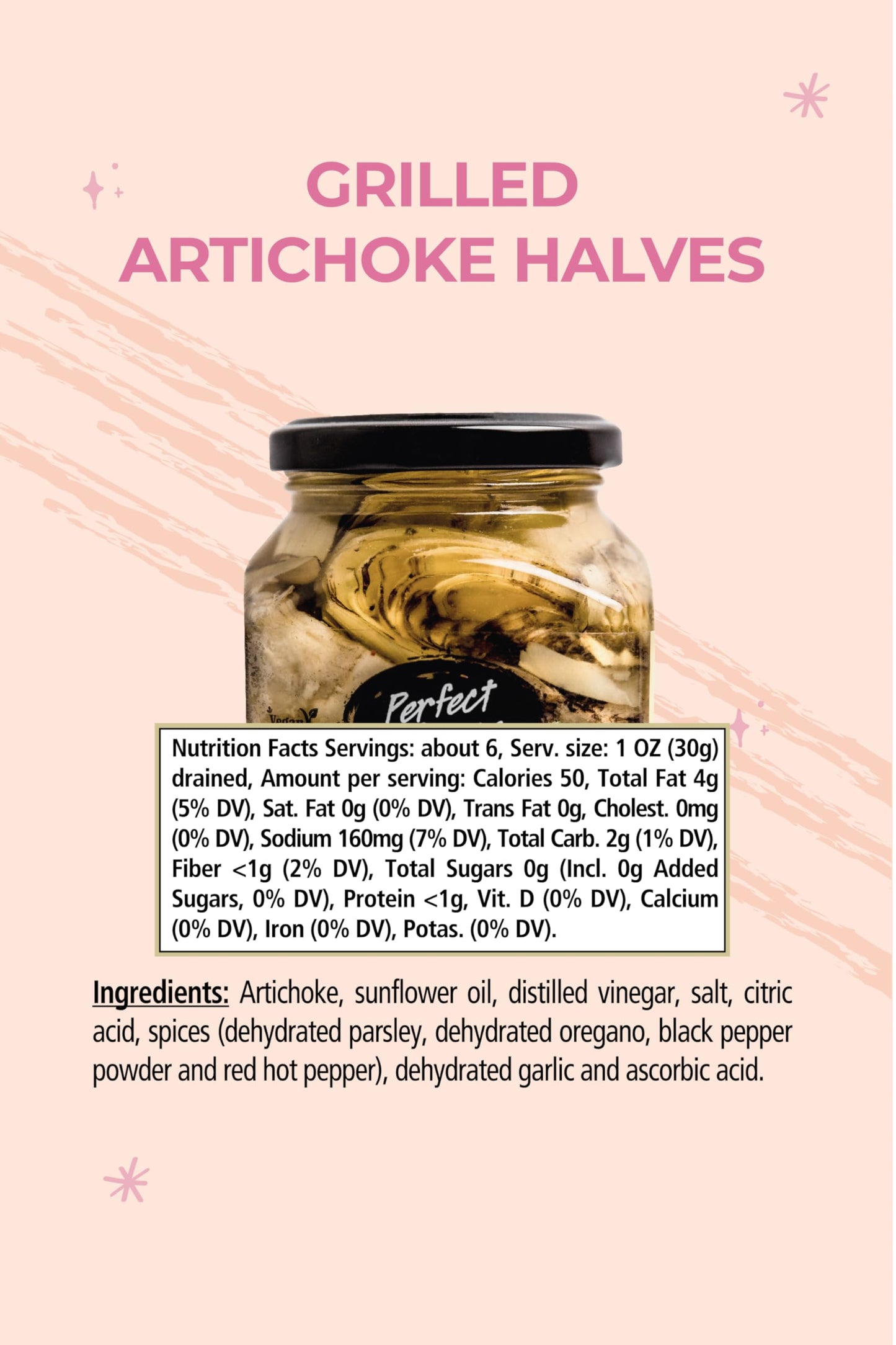 Perfect Choice Grilled Artichoke Halves In Oil - Delicious For Salads, Pizzas & More - 9.9 Oz (Pack Of 3)