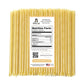 The Honey Jar Vanilla Flavored Raw Honey Sticks - 100 Count Pack for Tea and Coffee