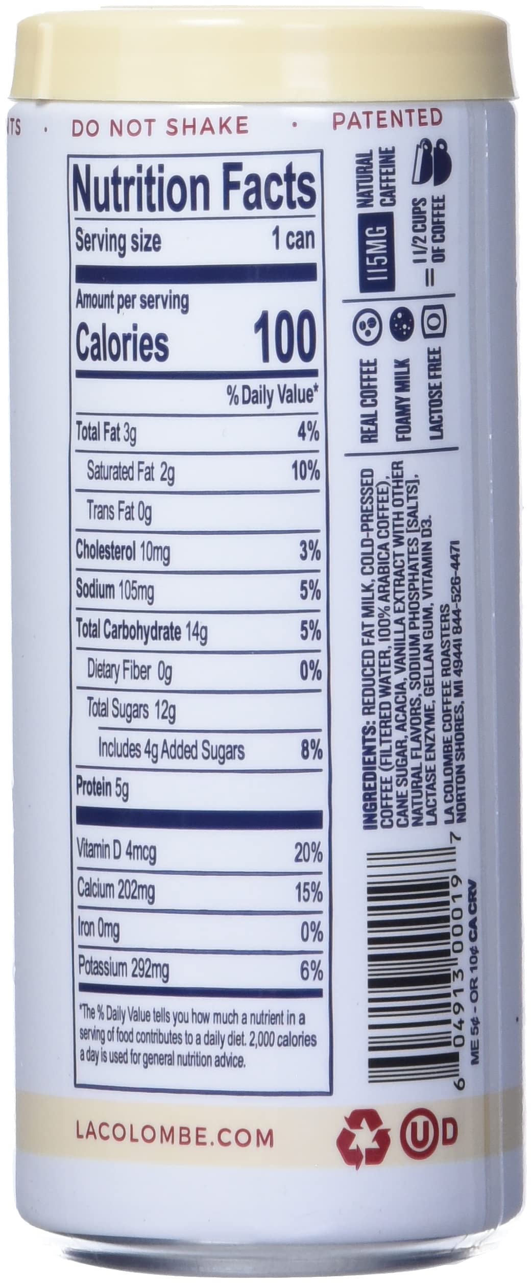 La Colombe Draft Latte Cold-Pressed Espresso Variety 9 Oz Can (Mocha/Triple Shot/Vanilla, 12-Pack)