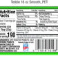 Teddie All Natural Peanut Butter, 16 Ounce 1 Pack, Gluten Free & Vegan, 16 Ounce Plastic Jar (16 Ounce (Pack Of 1), Smooth)